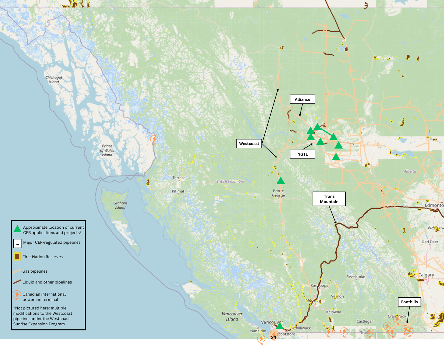 Map of BC