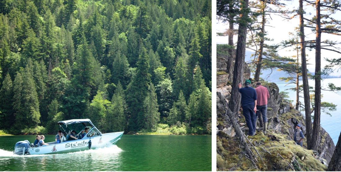Volcanic rock formations, like those found at the Lower Jurassic Harrison Lake Formation at Echo Island, hold clues to the origins of ancient toolstones.