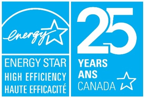 Logo: EnergyStar High Efficiency - 25 years