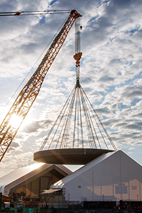 Construction taking place on the Darlington New Nuclear project in Bowmanville, Ontario.