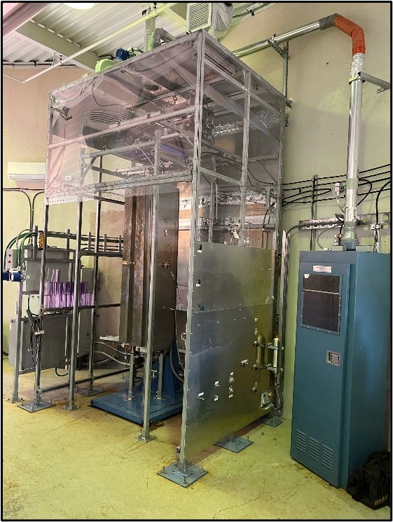 Flow drop tube furnace