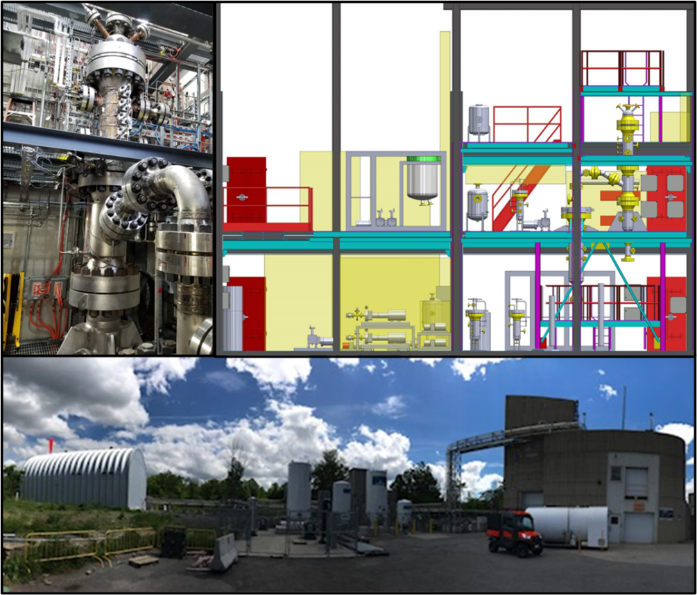 High pressure oxygen fired facility