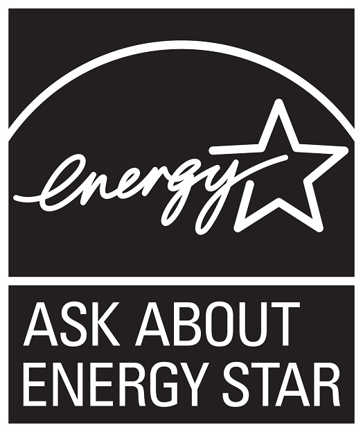 Ask about ENERGY STAR – black, vertical version