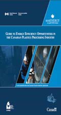 GUIDE TO ENERGY EFFICIENCY OPPORTUNITIES IN THE CANADIAN PLASTICS PROCESSING INDUSTRY (MAX 25)