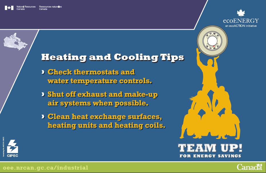HEATING AND COOLING TIPS (POSTER) (MAX 25)