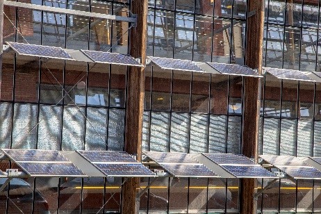 Figure 3: Externally installed BIPV shading system