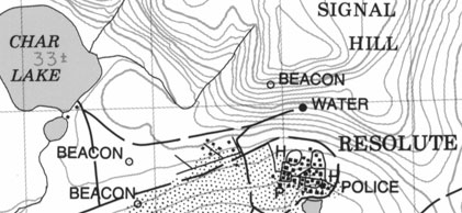 Contour Map -  Canada