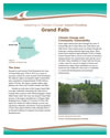 cover page of case study, titled, Grand Falls Erosion Assessment Project