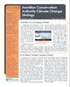 cover page of case study, titled, Hamilton Conservation Authority Climate Change Strategy