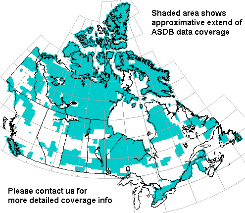 ASDB coverage across Canada