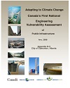 Cover page of case study, titled, City of Edmonton Climate Change Vulnerability Assessment for the Quesnell Bridge