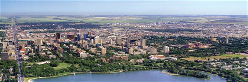 Aerial photograph of Regina, Saskatchewan