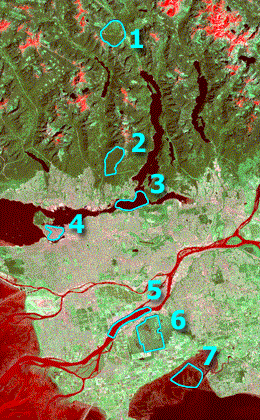 Vancouver BC - Landsat TM