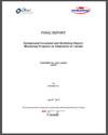 Cover page of  report, titled, Finale Report- Background Document and Workshop Report: Measuring Progress on Adaptation in Canada