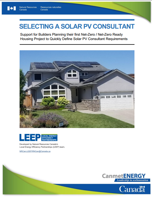 Selecting a Solar PV Consultant Guide