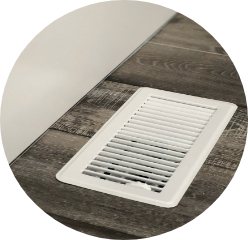 heat floor vent