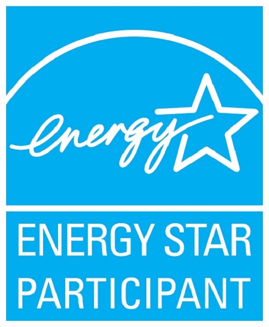 ENERGY STAR PARTICIPANT, vertical cyan symbol