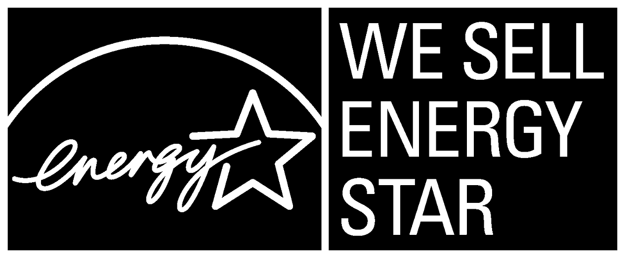 WE SELL ENERGY STAR, horizontal black symbol