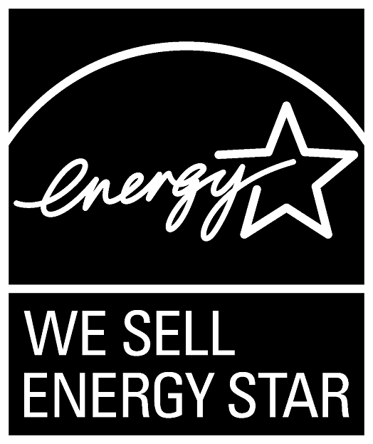 WE SELL ENERGY STAR, vertical black symbol