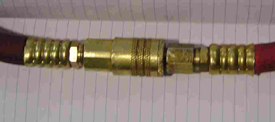 photo of a hose coupling