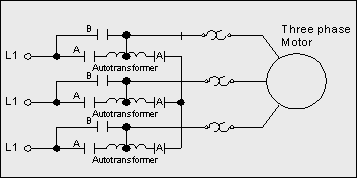 circuit diagram for an autotransformer starter