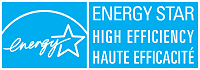 ENERGY STAR high efficiency, haute efficacité