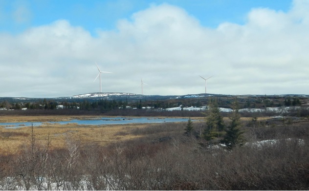 Rendering of the potential wind turbine project