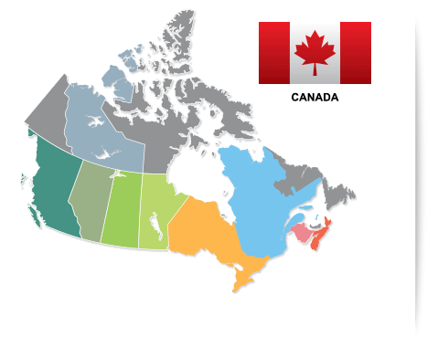 Map of Canada