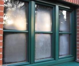 Example of early morning exterior condensation