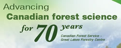 Advancing Canadian forest science for 70 years. (Poster)