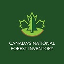Image showing a map of Canada superimposed by the text: NFI, Canada’s National Forest Inventory.