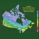 Image showing the map of Canada with a color code scale pertaining to Canada’s Plant Hardiness Zones.