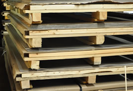 Hardwood used in pallets