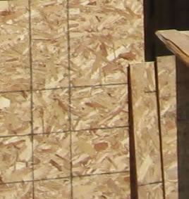 OSB used in house construction