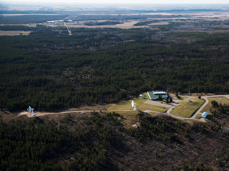 This image shows the Prince Albert Satellite station building