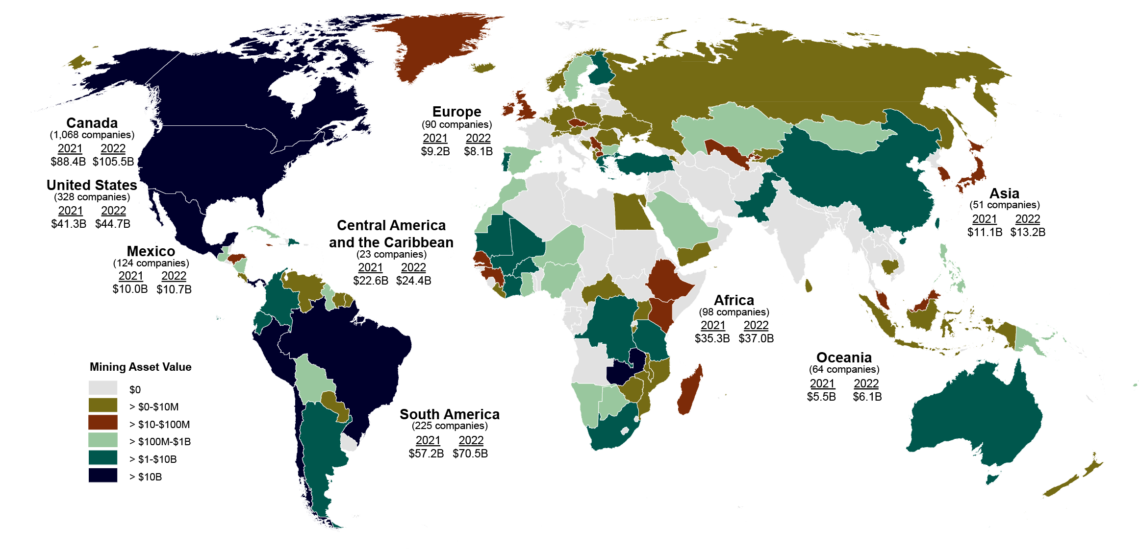 Figure 1: Geographic distribution of CMAs, 2022 (p)