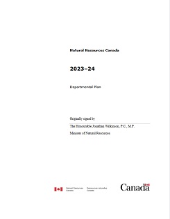 Natural Resources Canada 2023–24 Departmental Plan Cover thumbnail