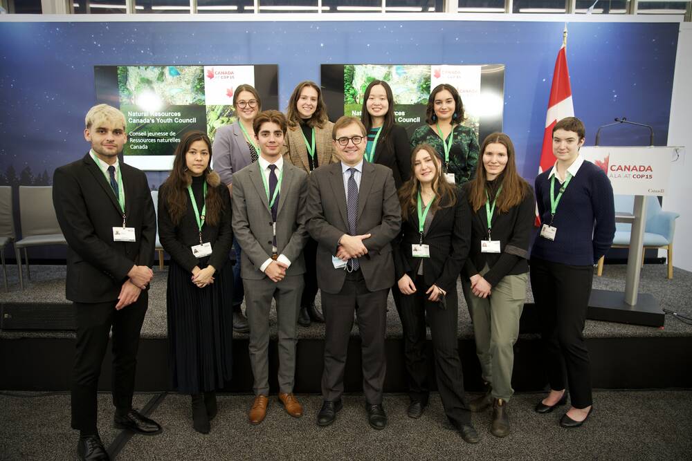 Minister Wilkinson and the NRCan Youth Council